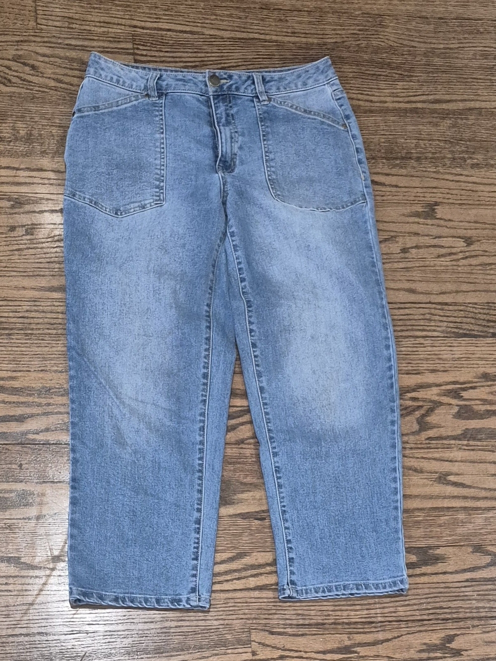 d. jeans New York Women’s Size 6 High Rise Straight Leg Jeans Medium Wash